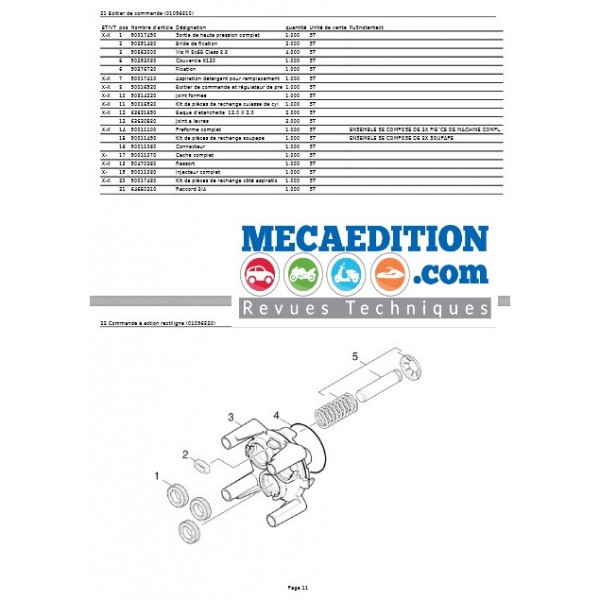 Manuel pieces de rechange pour gamme complete karcher — free download