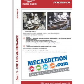 manuel d'entretien motoguzzi mgs01