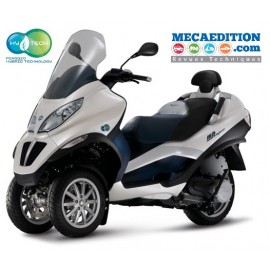 piaggio mp3 125 hybrid revue technique