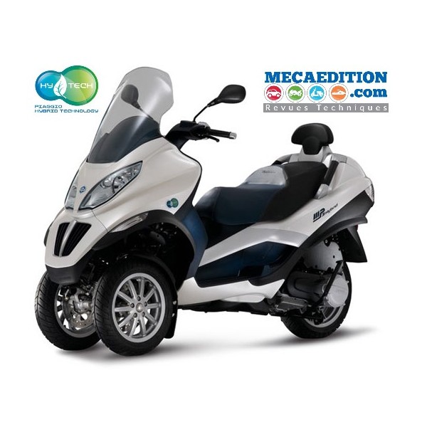 piaggio mp3 125 hybrid revue technique