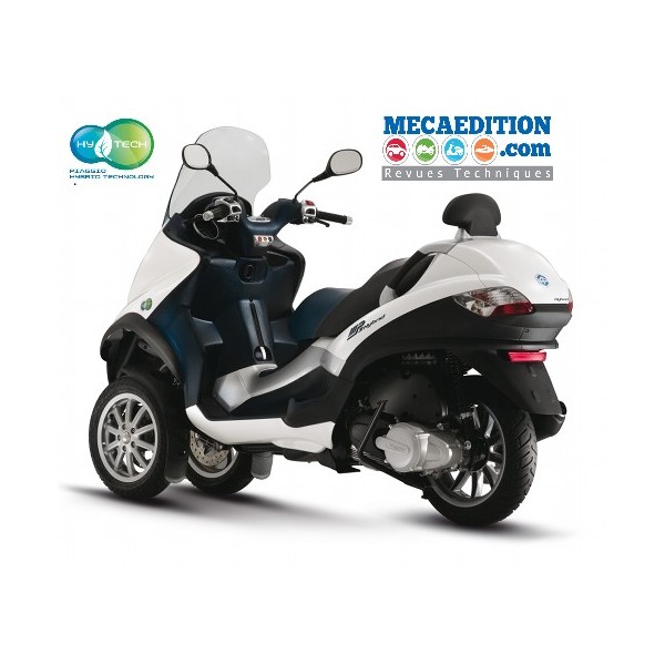 piaggio mp3 300 lt hybrid revue technique