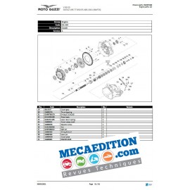 manuel pieces detachées moto guzzi v85 tt 2021