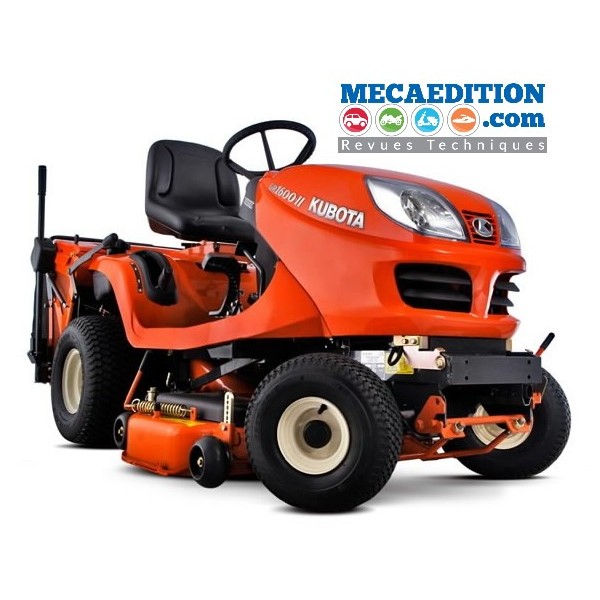 kubota gr1600 ec revue technique tondeuse autoportée