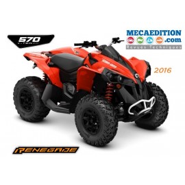 quads can am renegade 570 revue technique 2016