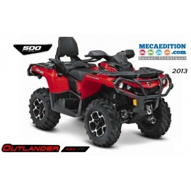 quads can am outlander 500 max revue technique 2013