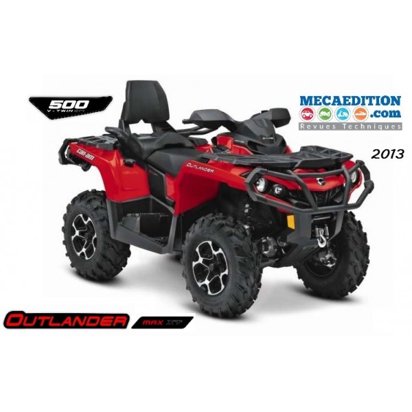 quads can am outlander 500 max revue technique 2013