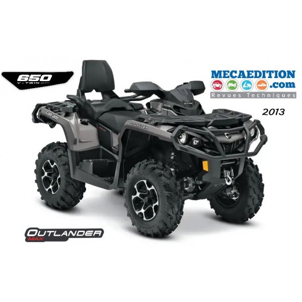 quads can am outlander max 650 revue technique 2013