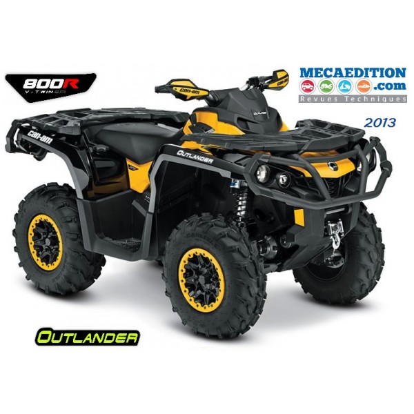 quads can am outlander 800r revue technique 2013