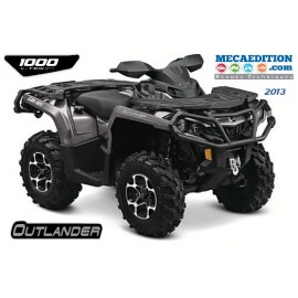 quads can am outlander 1000 revue technique 2013