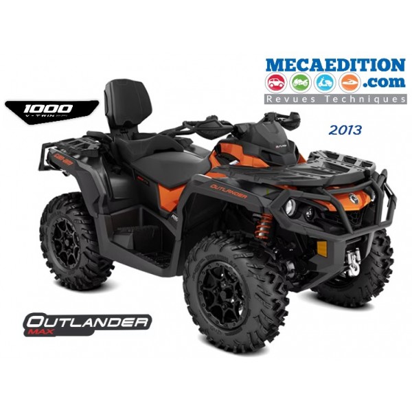 quads can am outlander max 1000 revue technique 2013