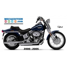 harley davidson softail fxst et flst 2000 à 2005 revue technique