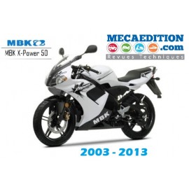 mbk xpower 50 revue technique de 2003 à 2013